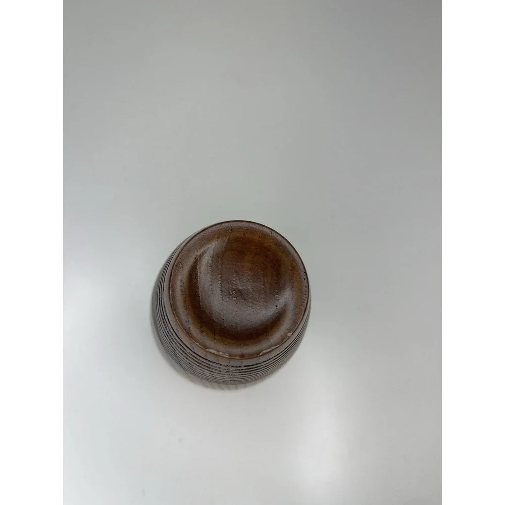 Yosegi Karakuri Gimmick Japanese Hakone Yosegi Cup Drink Wood Marquetry Inlaid‎